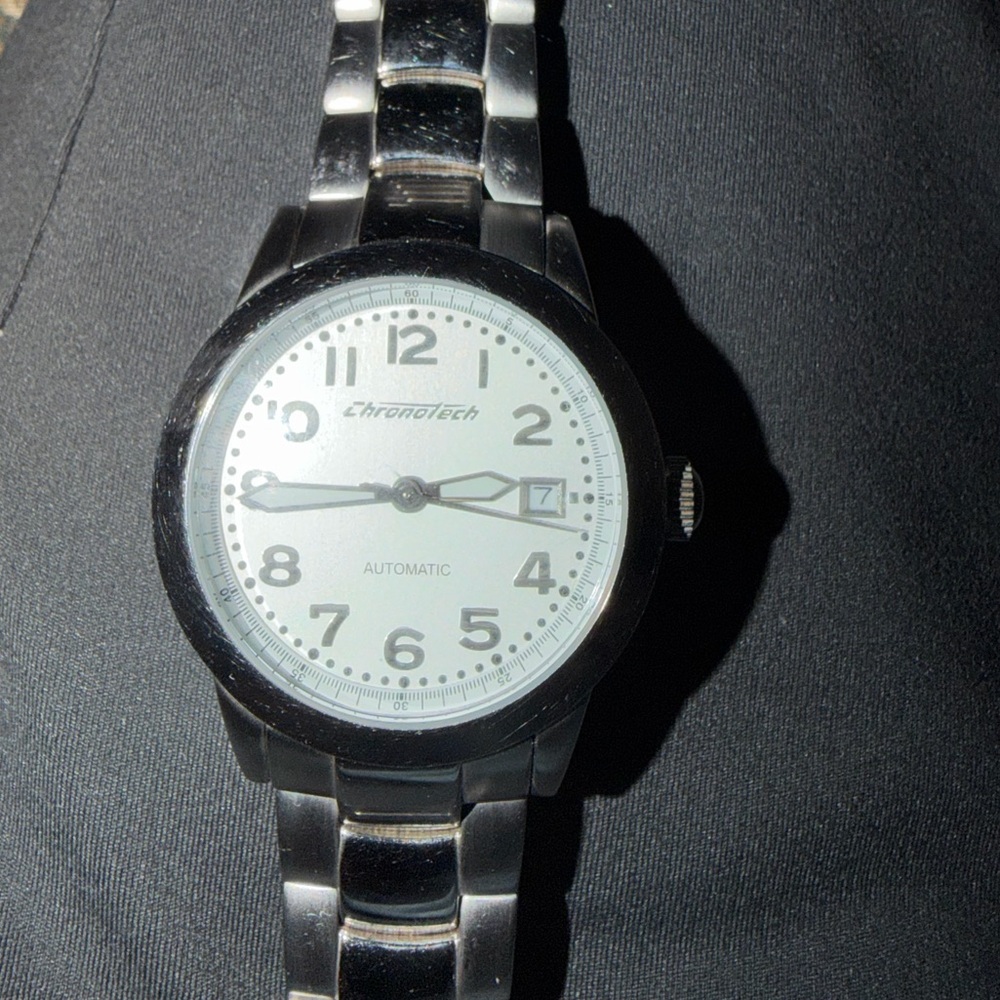 Chronotech Men's Stainless Steel Vintage Automatic Watch